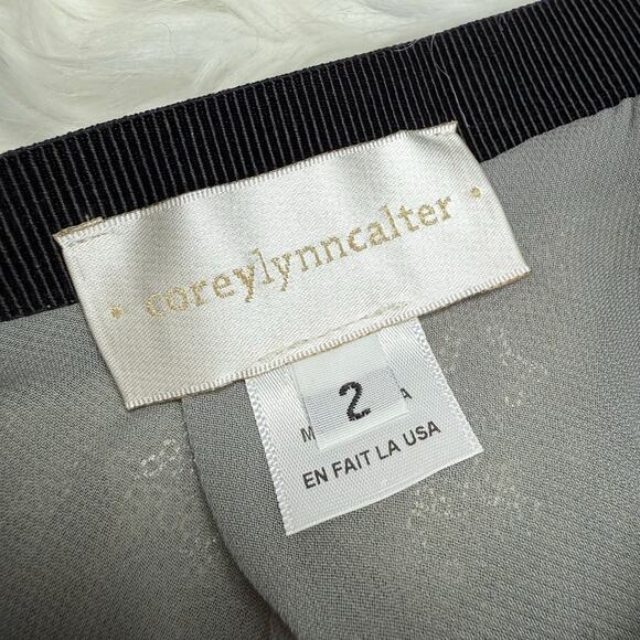 Anthropologie Corey Lynn Calter Liza Maxi Skirt Silver Sequined Size 2 Cocktail - Picture 5 of 14